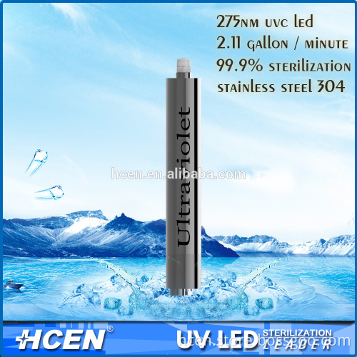 2.2 GPM 15W stainless steel ultraviolet light water treatment sterilizer